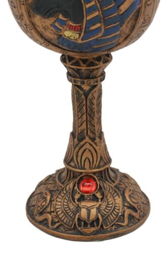 Ebros Gift Egyptian Anubis Wine Goblet God Of The Dead And Afterlife Wine Chalice 6oz