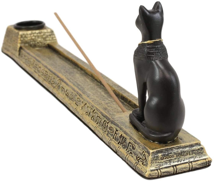 Ebros Gift Egyptian Bastet Incense Holder Egypt Cat Aroma Scent Collectible