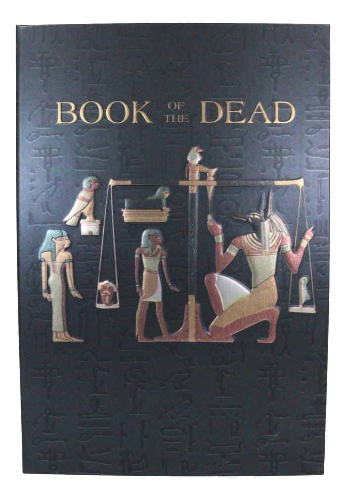 Ebros Gift Egyptian Book Of The Dead Anubis With Scales Embossed Blank Page Journal Book