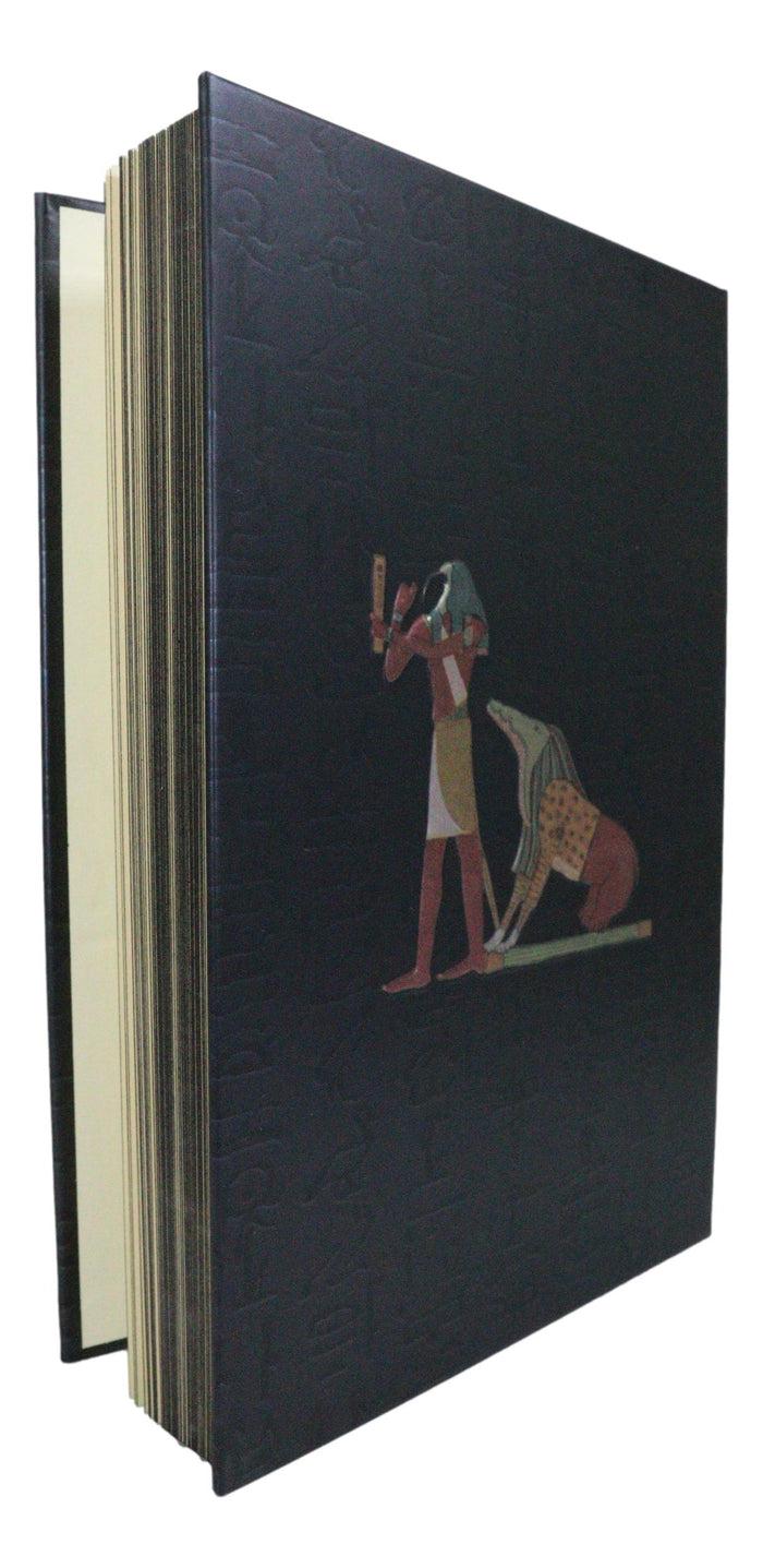 Ebros Gift Egyptian Book Of The Dead Anubis With Scales Embossed Blank Page Journal Book