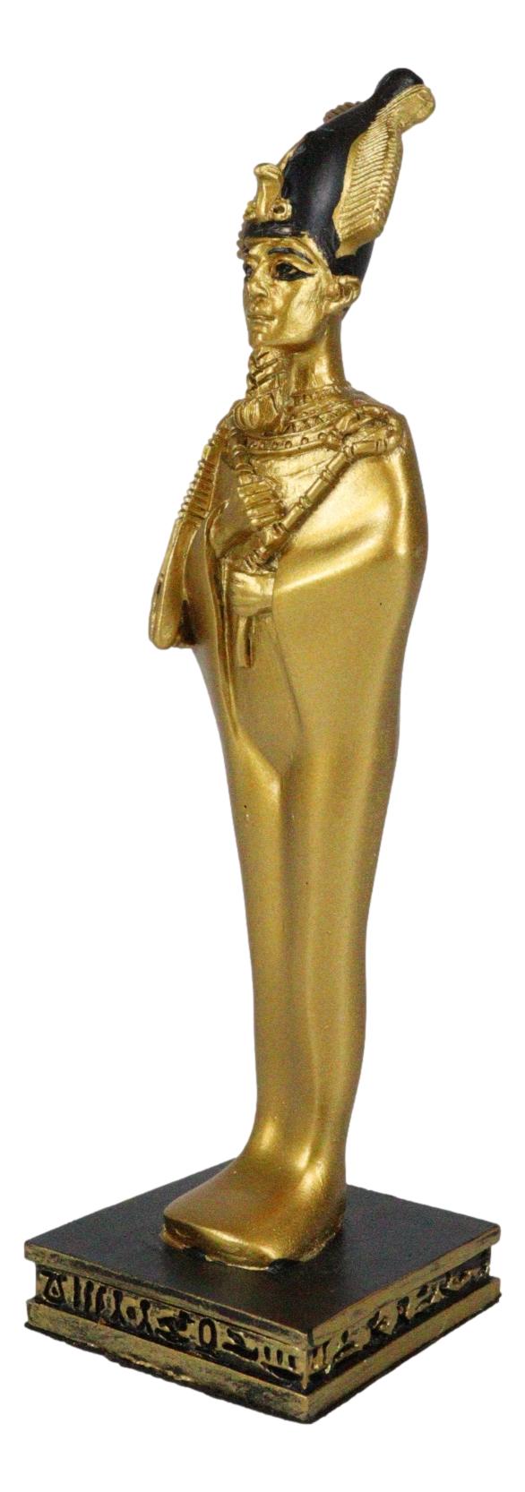 Ebros Gift Egyptian Deity God And Judge Of The Dead Osiris Holding Crook And Flail Figurine