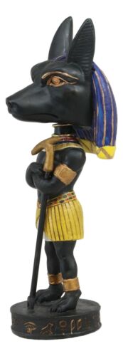 Ebros Gift Egyptian Deity God Of Mummification Anubis Jackal Dog Bobblehead Figurine Egypt