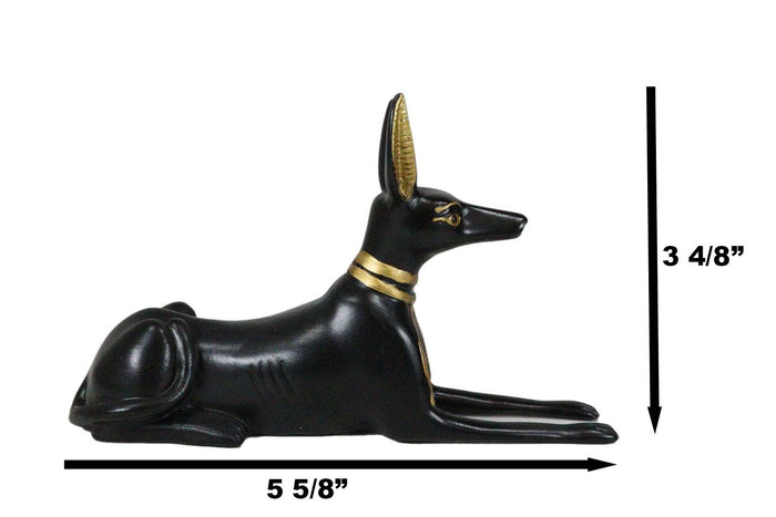 Ebros Gift Egyptian Deity Of Mummification Afterlife God Anubis In Dog Jackal Form Figurine
