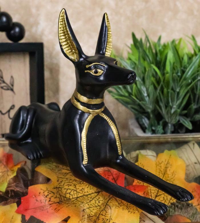 ebros gift Egyptian Deity of Mummification Afterlife God Anubis In Dog Jackal Form Figurine