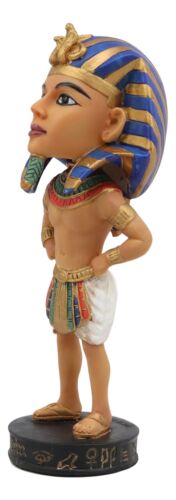 Ebros Gift Egyptian Dynasty Man Deity God Pharaoh King Tut Bobblehead Figurine Bobble Head