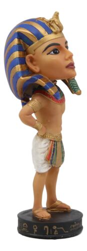 Ebros Gift Egyptian Dynasty Man Deity God Pharaoh King Tut Bobblehead Figurine Bobble Head