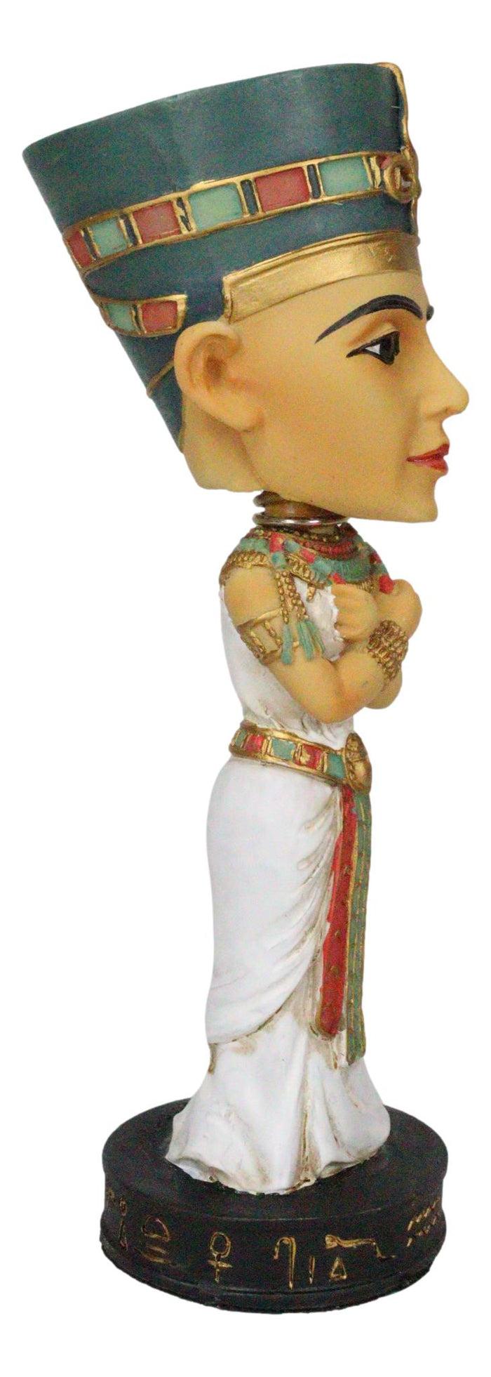 Ebros Gift Egyptian Dynasty Queen Nefertiti Neferneferuaten Bobblehead Figurine Egypt Toy