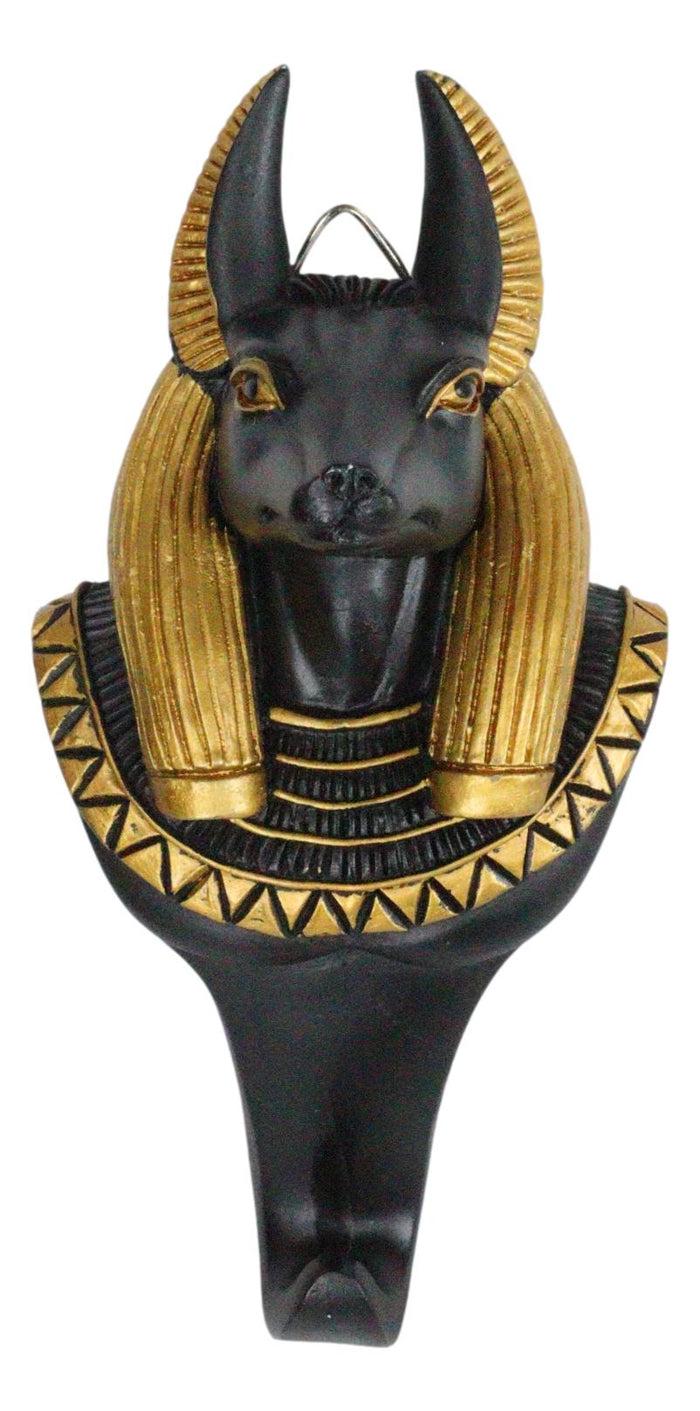 Ebros Gift Egyptian God Of Afterlife Dead Anubis Wall Hook Decor Accent For Coats Leashes