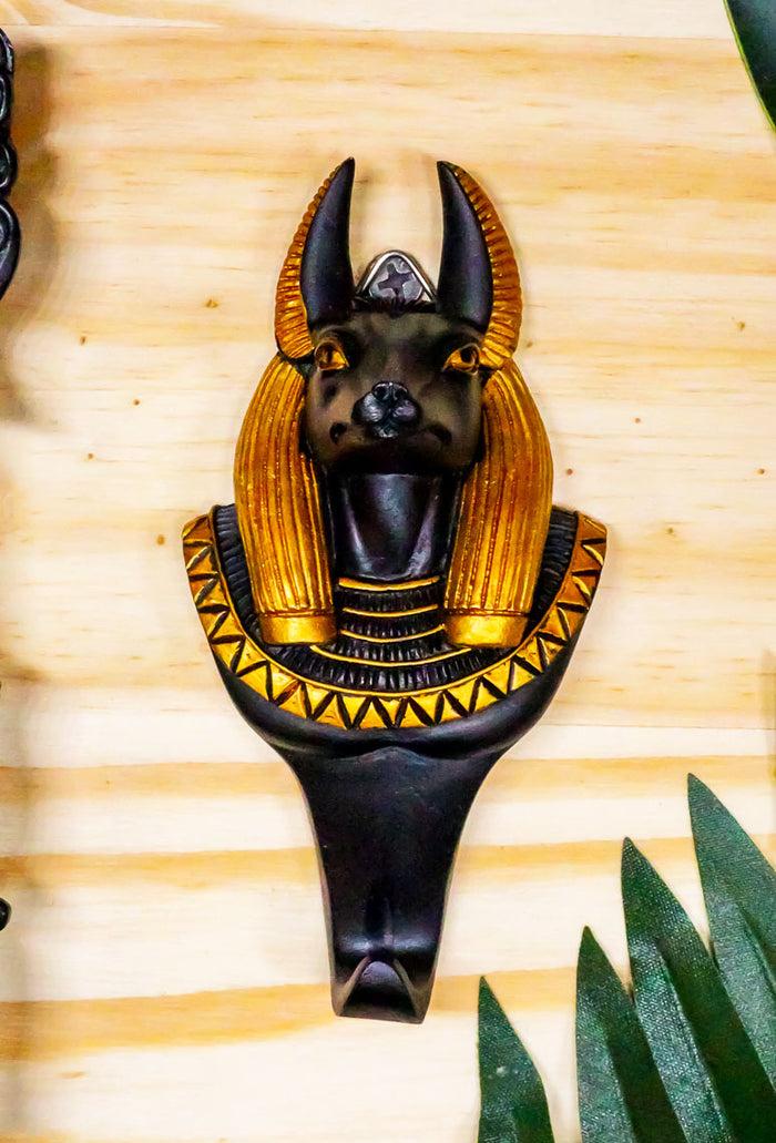 ebros gift Egyptian God Of Afterlife Dead Anubis Wall Hook Decor Accent For Coats Leashes
