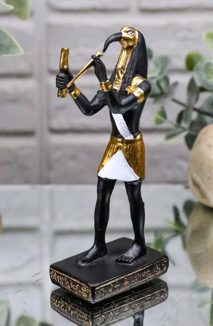 ebros gift Egyptian God Of Technology Wisdom Thoth Dollhouse Miniature Statue Gods Of Egypt