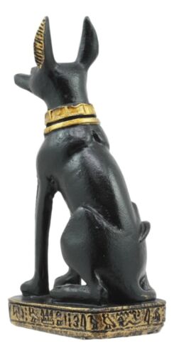 Ebros Gift Egyptian God Of The Afterlife And Mummy Anubis Dog Dollhouse Miniature 3"H