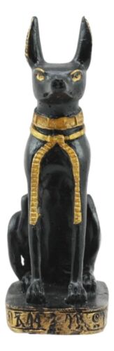 Ebros Gift Egyptian God Of The Afterlife And Mummy Anubis Dog Dollhouse Miniature 3"H