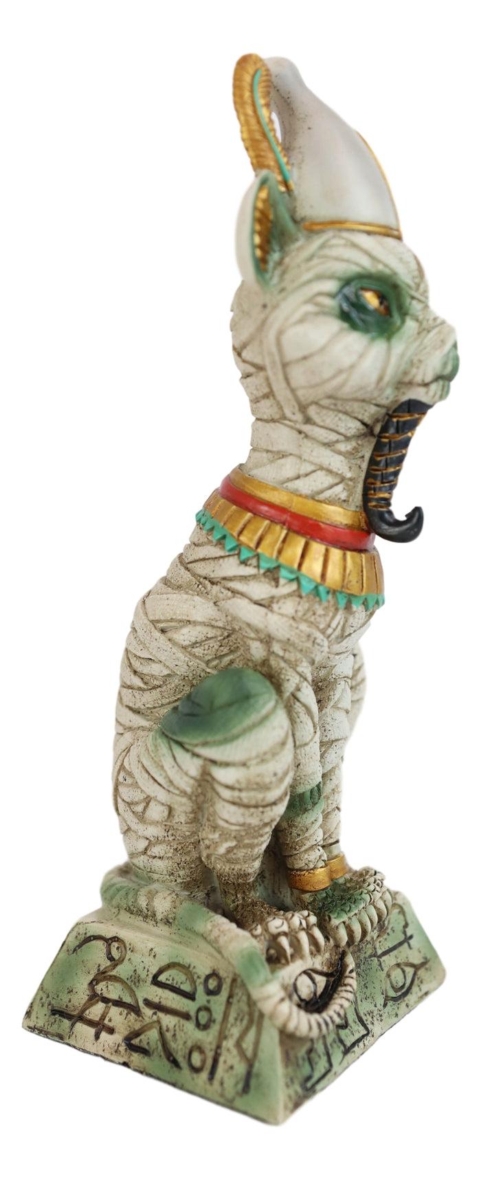Ebros Gift Egyptian God Of The Dead And Rebirth Osiris Mummy On Hieroglyphic Base Statue