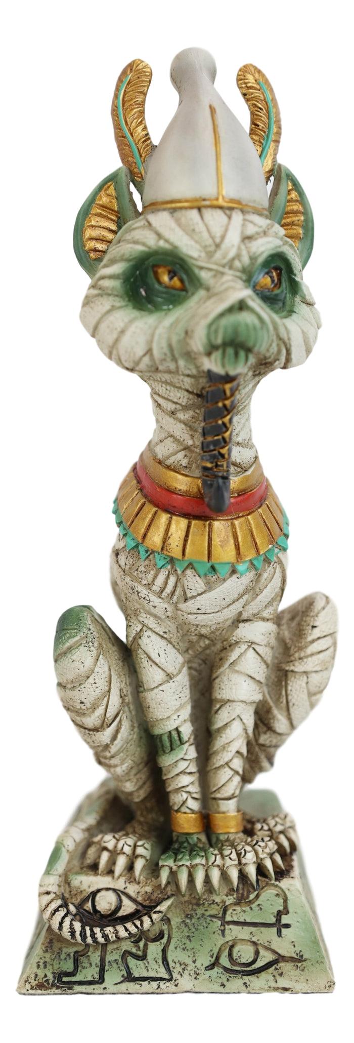 Ebros Gift Egyptian God Of The Dead And Rebirth Osiris Mummy On Hieroglyphic Base Statue