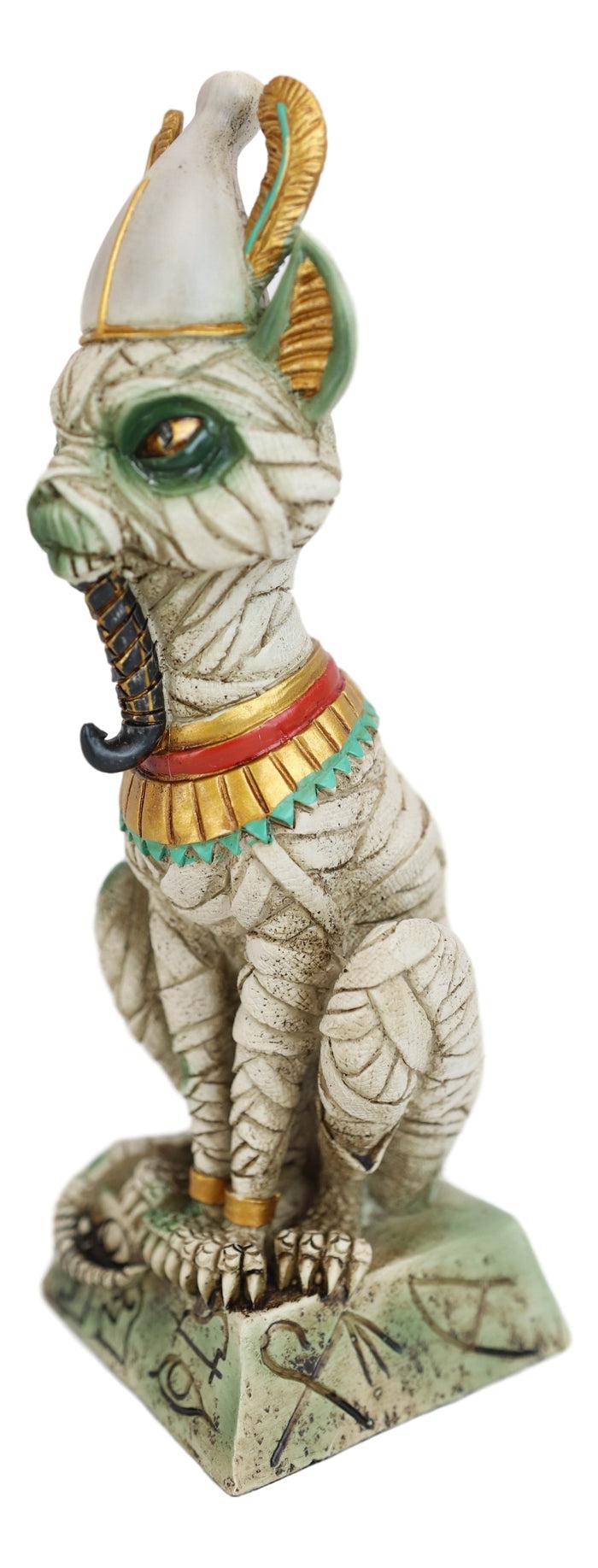 Ebros Gift Egyptian God Of The Dead And Rebirth Osiris Mummy On Hieroglyphic Base Statue