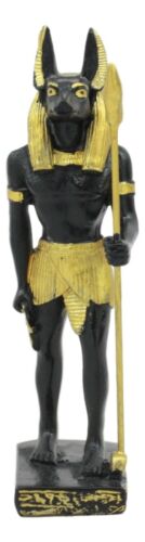 Ebros Gift Egyptian God Of The Dead Mummy Anubis Dollhouse Miniature Statue Gods Of Egypt