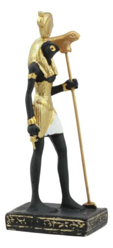 Ebros Gift Egyptian God Of The Sky And War Horus Dollhouse Miniature Figurine 3.25"H