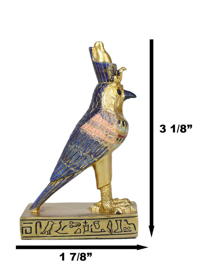 Ebros Gift Egyptian God Of The Sky And War Horus Falcon Bird Dollhouse Miniature Statue