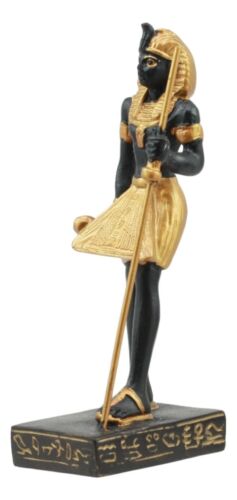 Ebros Gift Egyptian God Pharaoh Amun The Guardian Miniature Figurine 3.25"H
