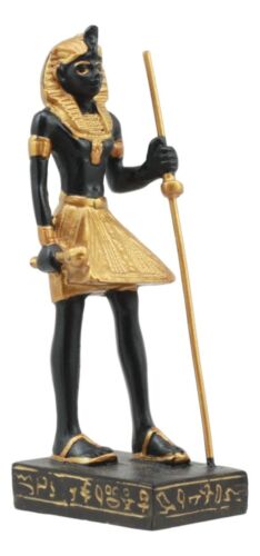 ebros gift Egyptian God Pharaoh Amun The Guardian Miniature Figurine 3.25"H