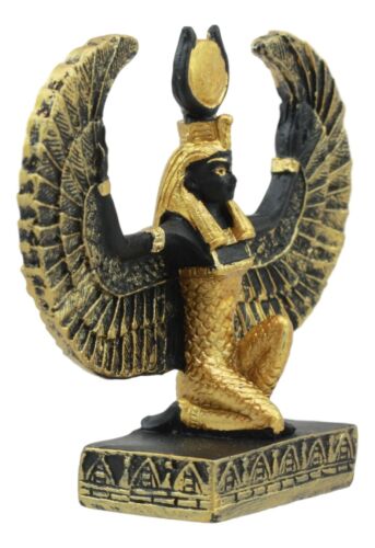Ebros Gift Egyptian Goddess Of Magic Isis With Open Wings Dollhouse Miniature Statue