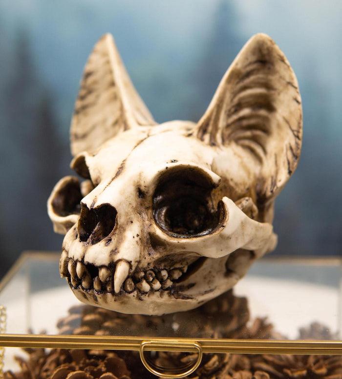 ebros gift Egyptian Goddess of Protection And Home Bastet Cat Skull Statue Macabre Skulls