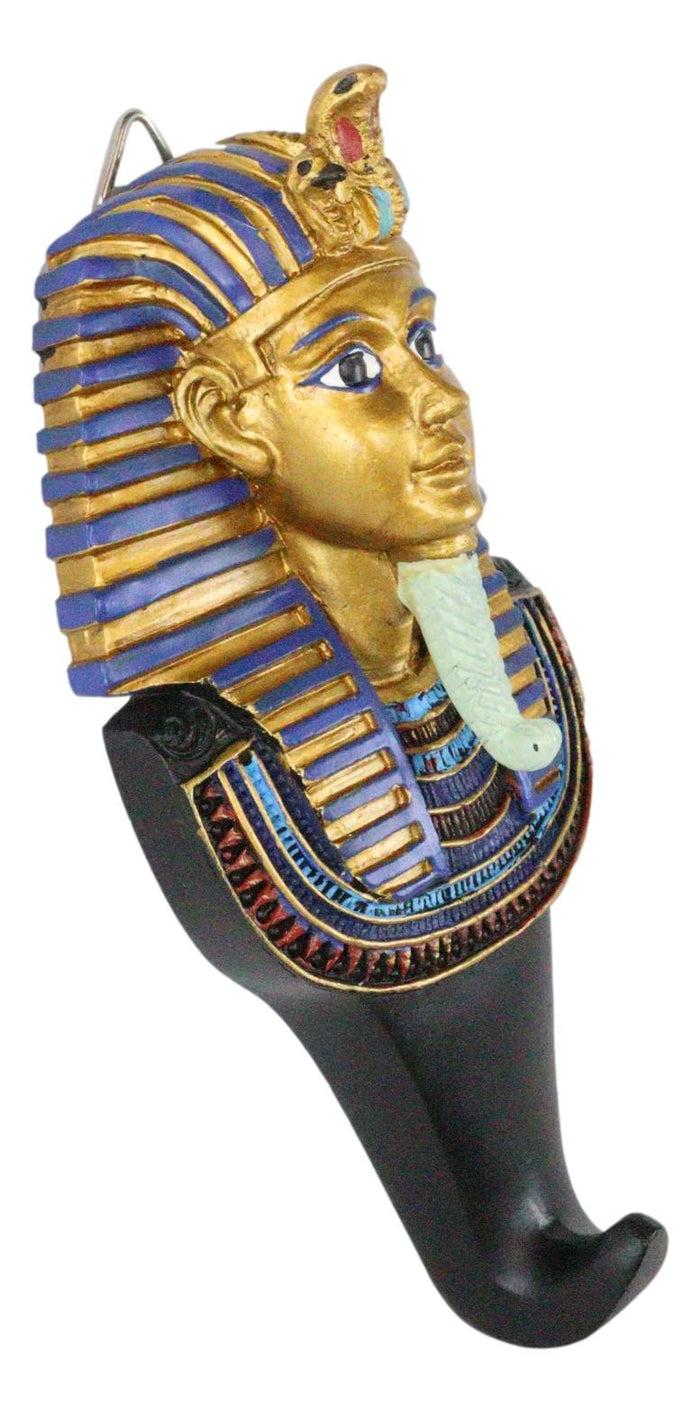 Ebros Gift Egyptian King TUT Pharaoh Tutankhamun Wall Hook Decor Accent For Coats Leashes