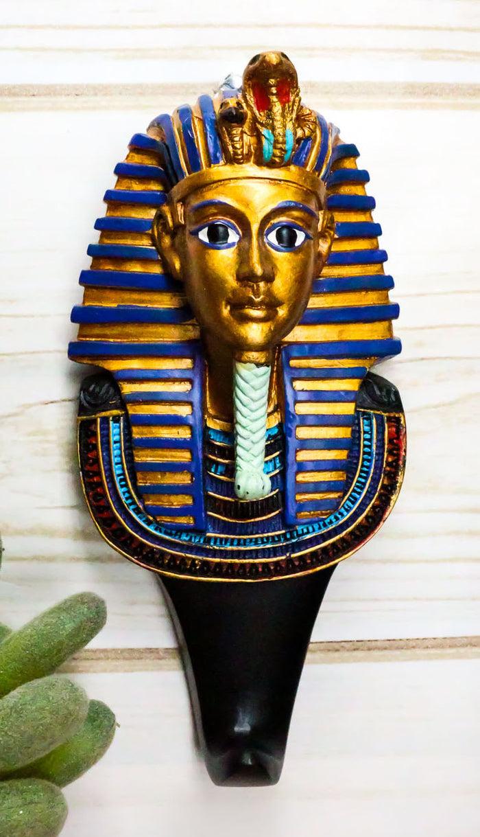 ebros gift Egyptian King TUT Pharaoh Tutankhamun Wall Hook Decor Accent For Coats Leashes