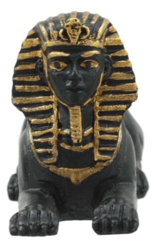 Ebros Gift Egyptian Pyramid Tomb Guardian Sphinx Androsphinx Dollhouse Miniature Figurine