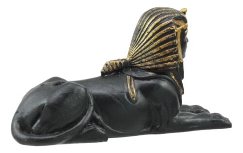 Ebros Gift Egyptian Pyramid Tomb Guardian Sphinx Androsphinx Dollhouse Miniature Figurine