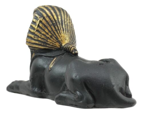 Ebros Gift Egyptian Pyramid Tomb Guardian Sphinx Androsphinx Dollhouse Miniature Figurine