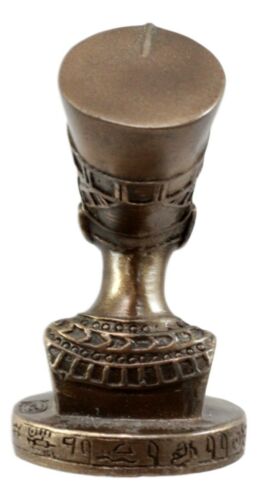 Ebros Gift Egyptian Queen Nefertiti With Cobra Crown Bust Decorative Figurine Miniature