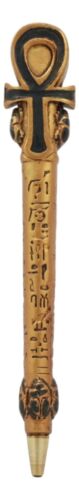 Ebros Gift Egyptian Symbol Of Life Ankh Cross Ballpoint Pen Set Of 6 Figural Gods Of Egypt