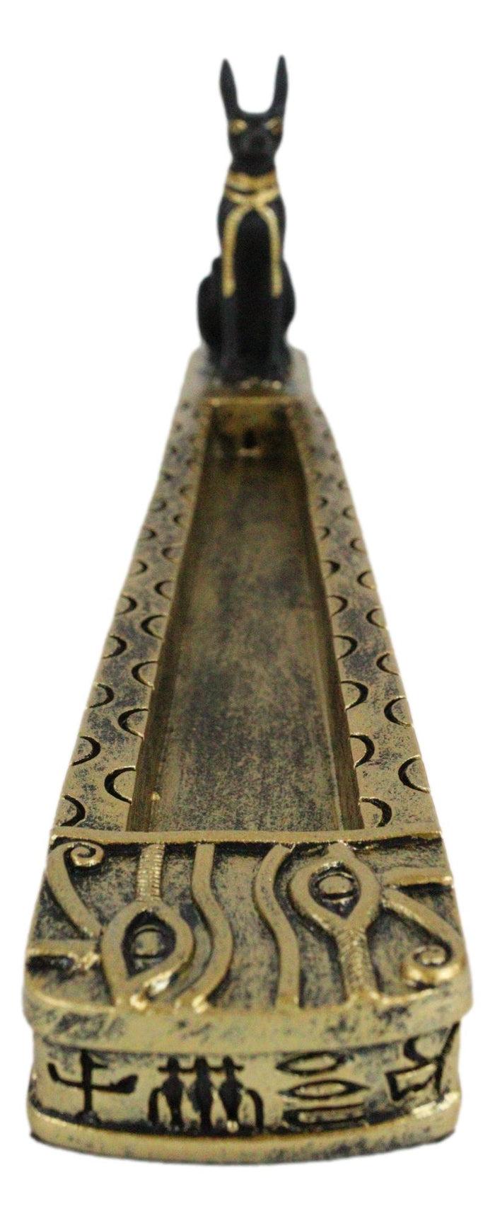 Ebros Gift Egyptian Theme Anubis Jackal Dog Deity Incense Burner Sculpture Resin Statue