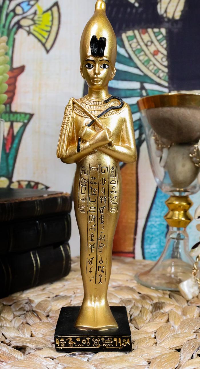 ebros gift Egyptian Ushabti Funerary Figurine Shawabti Pharaoh With Hieroglyphs Statue