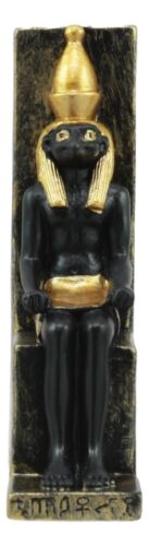 Ebros Gift Egyptian War And Sky God Horus Seated On Throne Dollhouse Miniature Figurine