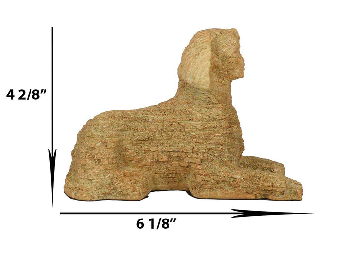 Ebros Gift Egyptian World Wonder Great Sphinx Of Giza Androsphinx Sand Finish Figurine