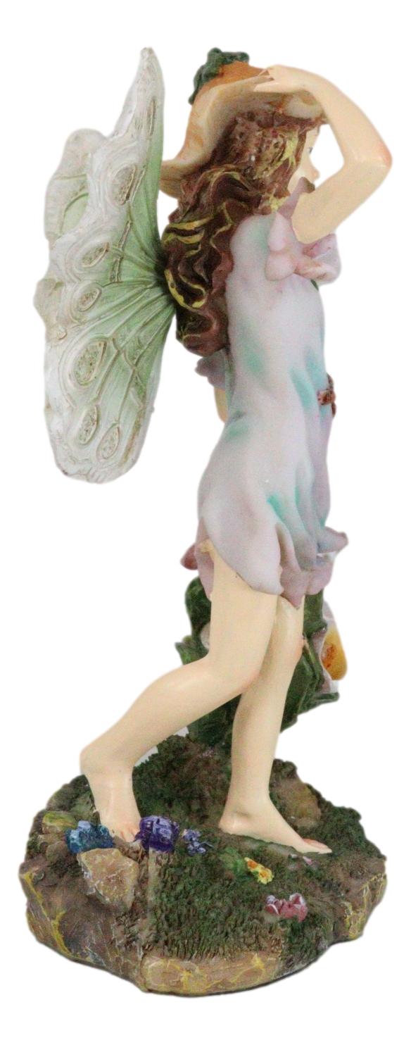 Ebros Gift Enchanted Garden Calla Lily Floral Fairy Carrying A Bouquet Of Flowers Figurine