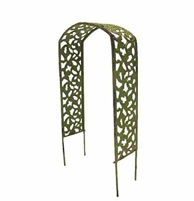 Ebros Gift Enchanted Garden Decorative Metal Arbor Mini Fairy Garden Accessory 8" Height
