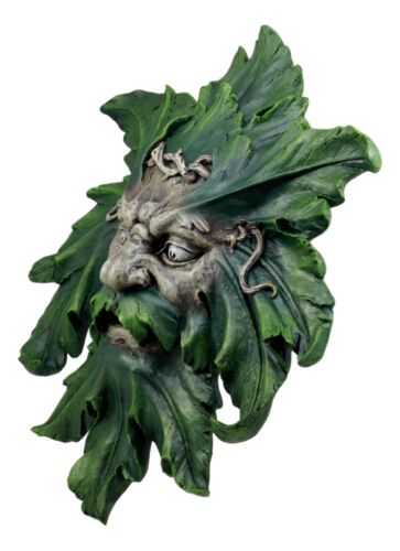 Ebros Gift Enigma Large Celtic Greenman Face Wall Decor Plaque 17"H Decorative Sculpture
