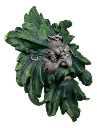 Ebros Gift Enigma Large Celtic Greenman Face Wall Decor Plaque 17"H Decorative Sculpture
