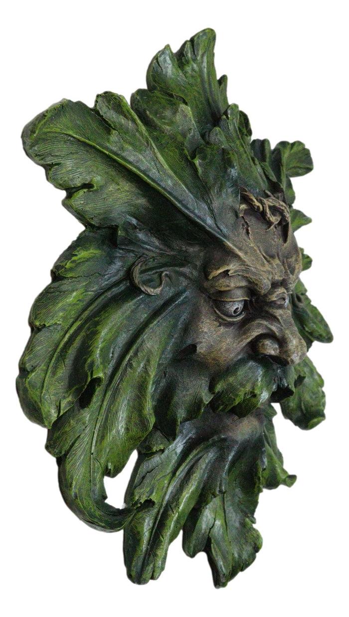 Ebros Gift Enigma Large Celtic Greenman Face Wall Decor Plaque 17"H Decorative Sculpture