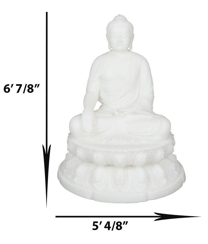 Ebros Gift Enlightenment Buddha Shakyamuni Sitting In Royal Meditation Pose Zen Figurine