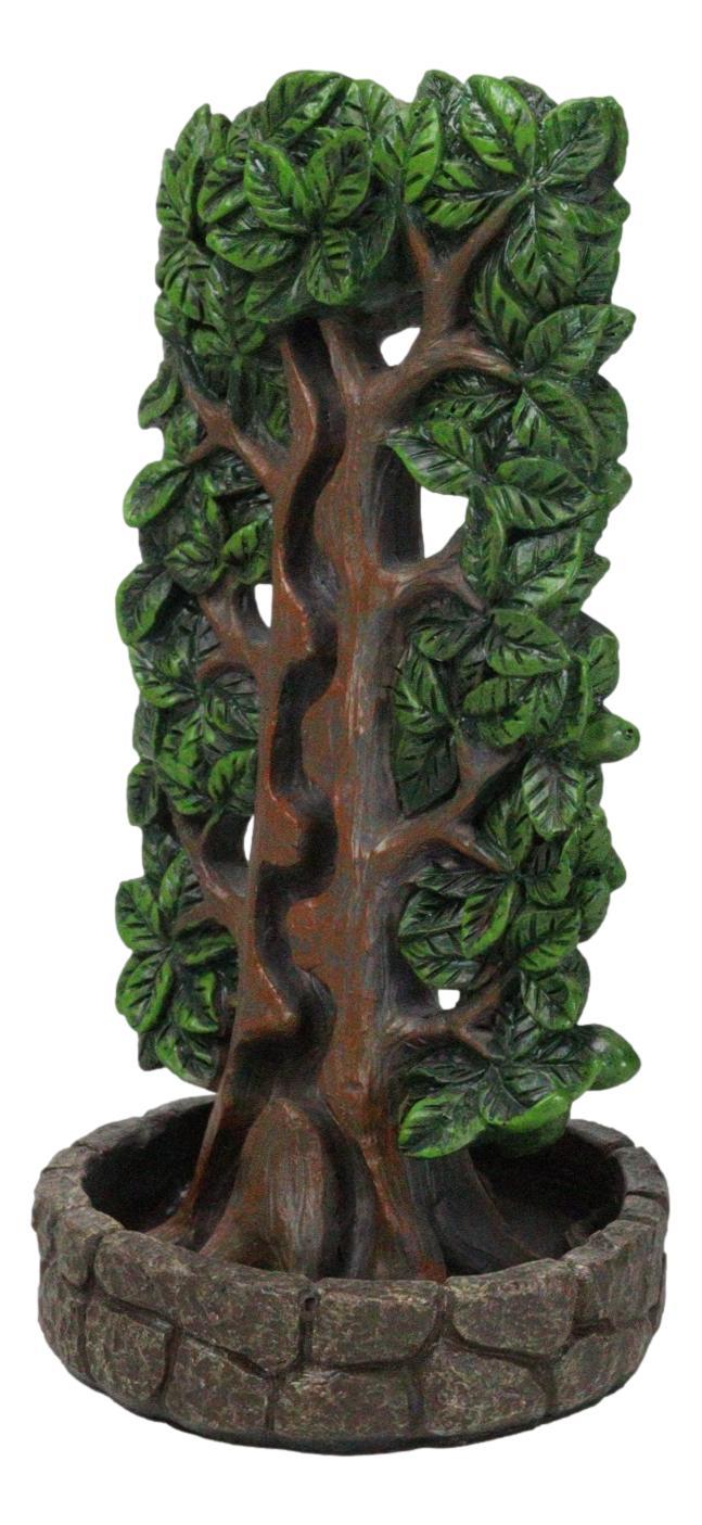 Ebros Gift Ethereal Forest Crann Bethadh Celtic Tree Of Life Backflow Incense Burner Decor