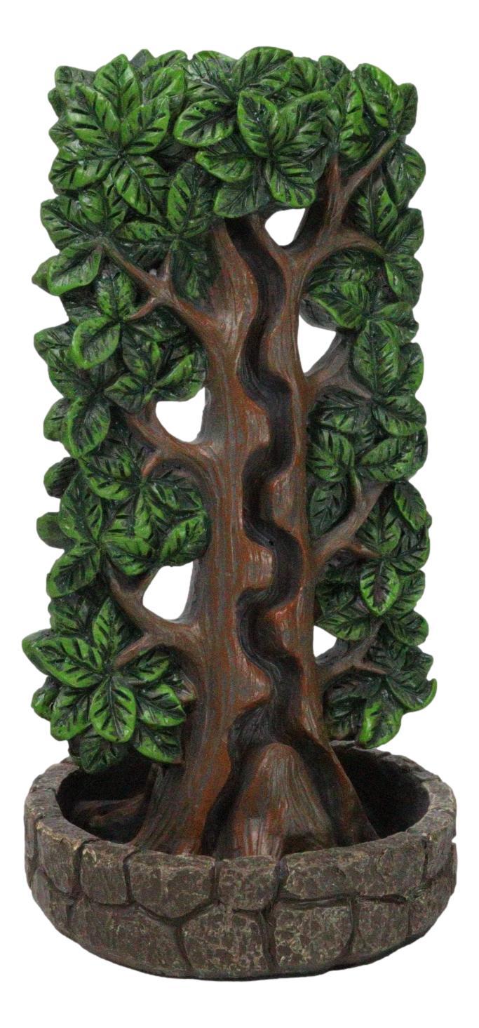 Ebros Gift Ethereal Forest Crann Bethadh Celtic Tree Of Life Backflow Incense Burner Decor
