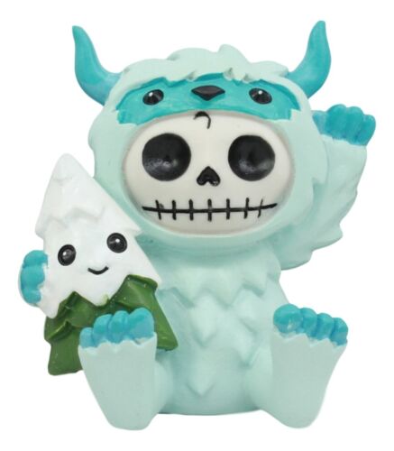 ebros gift Everest Furrybones Yeti The Snowman Figurine Small Furry Bones Skeleton Decor