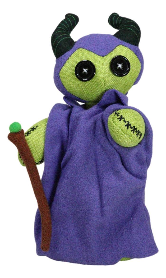 ebros gift Evil Queen Maleficent Pinheadz Voodoo Stitches Monster Villain Plush Toy Doll
