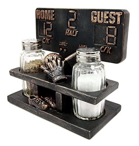 Ebros Gift Extra Inning Home Run Baseball Scoreboard Salt And Pepper Shakers Holder
