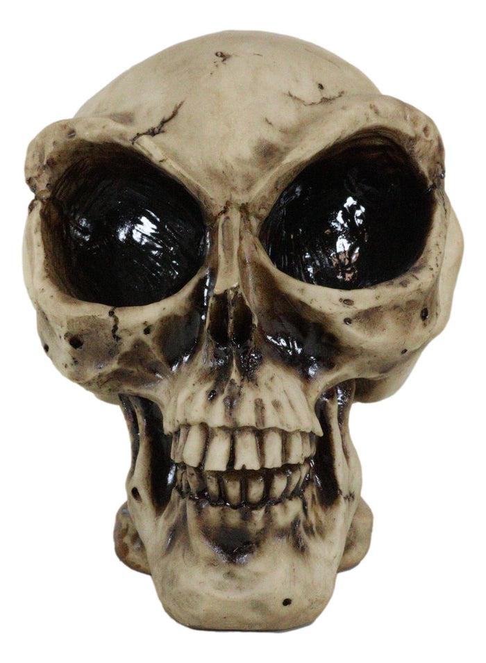 Ebros Gift Extra Terrestrial MARS Attack 8" Tall Alien Skull Skeleton Figurine Sculpture