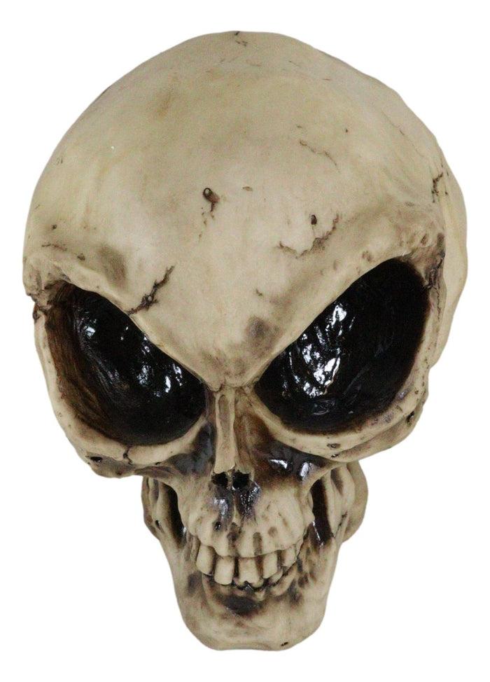 Ebros Gift Extra Terrestrial MARS Attack 8" Tall Alien Skull Skeleton Figurine Sculpture